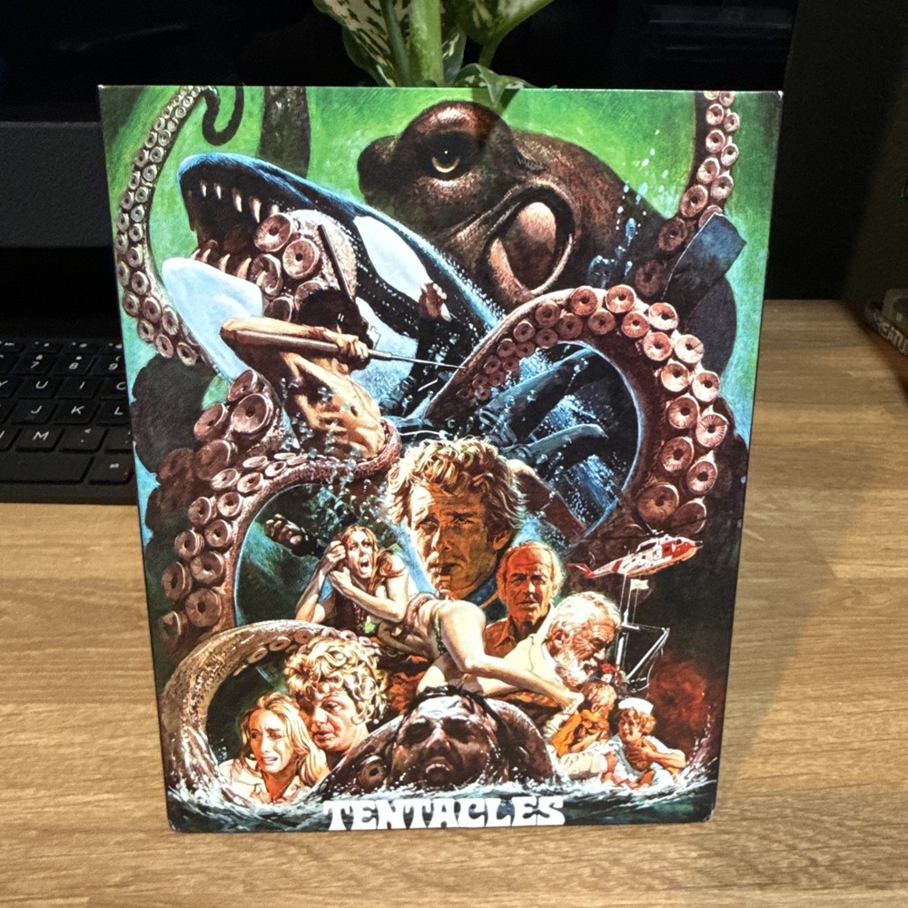 Tentacles Blu Ray w Slipcover 1977 Kino Lorber John Huston Shelley Winters